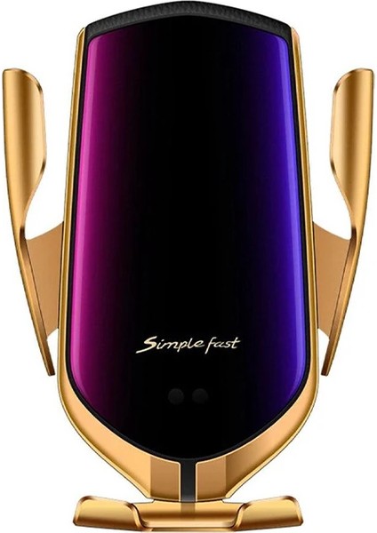 Ally R2 Qi 10W Kablosuz Şarjlı Havalandırma Araç Telefon TUTUCU-(1903) - KA5631-2859