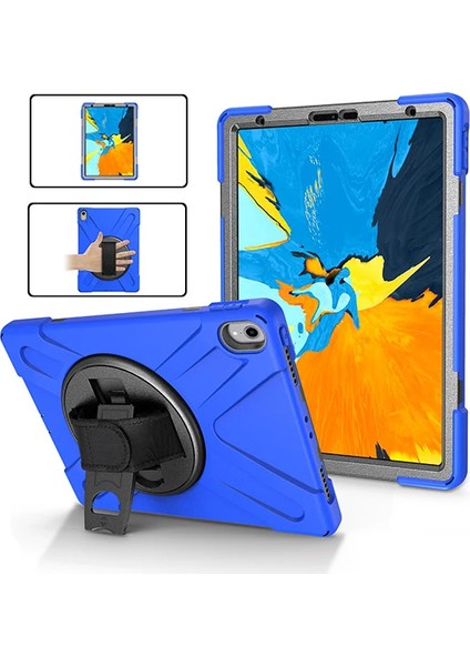 Ipad Pro 11 Inch (2021-2020-2018)3 Katmanlı Standlı Zırh KILIF-(1903) - KA3152-3763