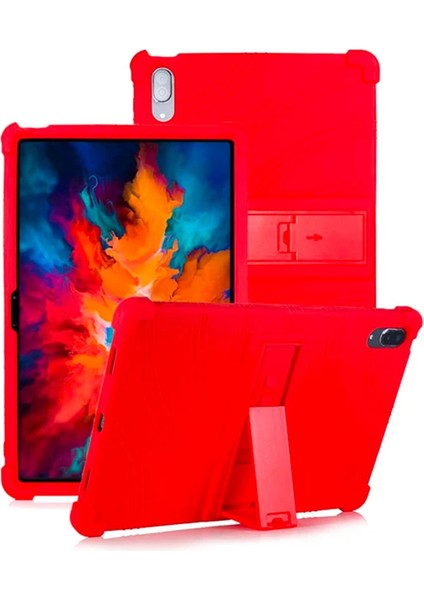 Ally Lenovo Tab P11 TB-J606N Standlı Silikon Kılıf Tablet KILIFI-(1903) - KA4332-1525