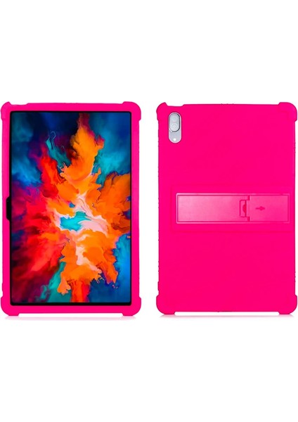 Ally Lenovo Tab P11 TB-J606N Standlı Silikon Kılıf Tablet KILIFI-(1903) - KA4332-1525