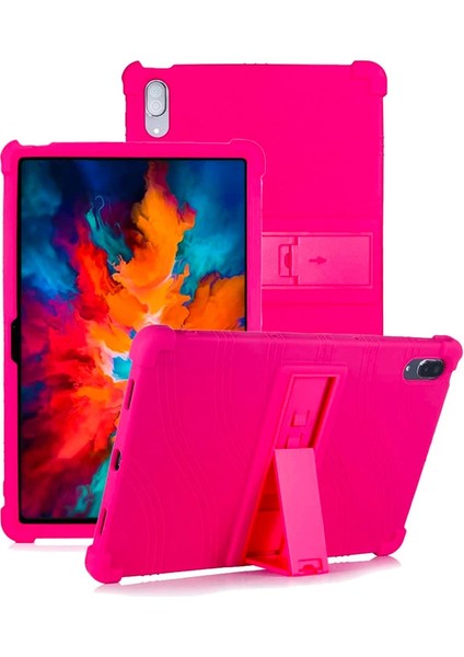 Ally Lenovo Tab P11 TB-J606N Standlı Silikon Kılıf Tablet KILIFI-(1903) - KA4332-1525