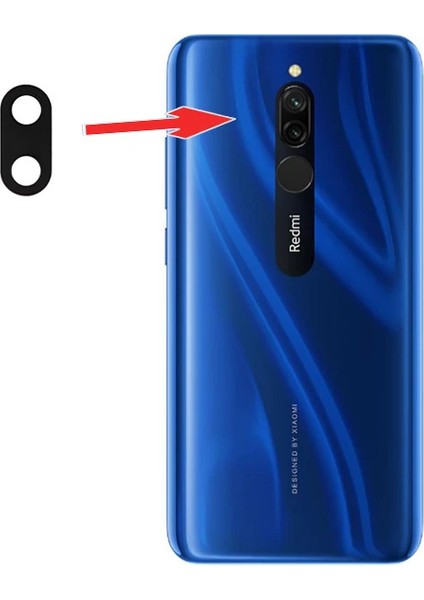 Xiaomi Redmi 8 Arka Kamera Camı LENS-(1903) - KA4553-7066 fiyatları