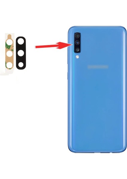 Samsung Galaxy A50-A70 Kamera Lens KAPAK-(1903) - KA2233-8586 fiyatları