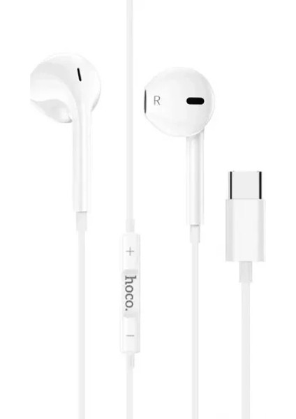 Hoco M101 Crystal Type-C Kulakiçi Mikrofonlu Kablolu KULAKLIK-(1903) - KA5426-8283