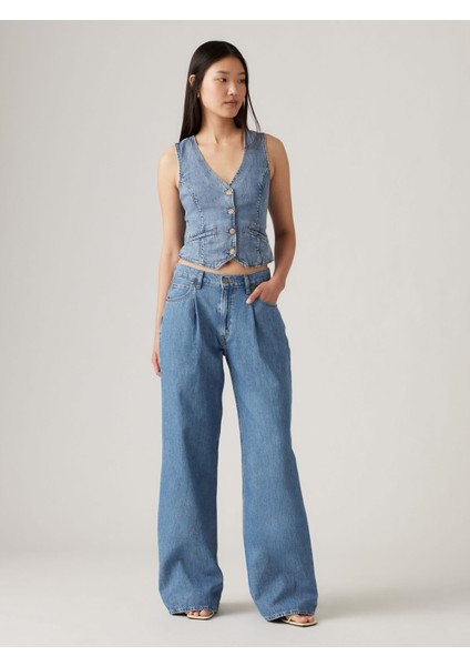 Loose Or Baggy Kadın Jean Pantolon A9364-0000