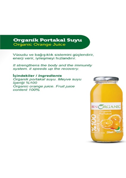 Portakal Suyu 250 ml - 2'li modelleri