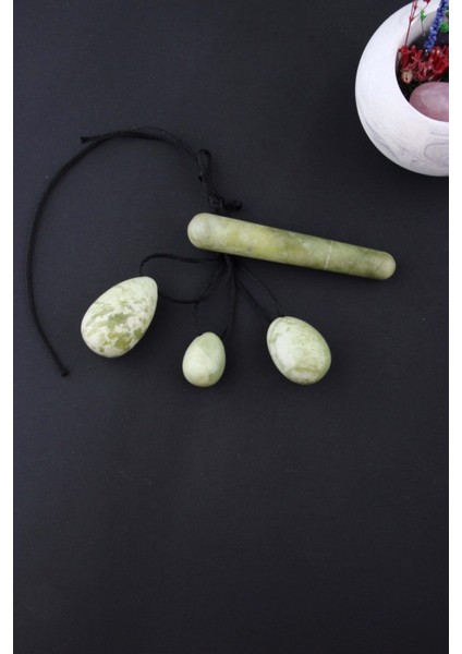 Sertifikalı Yeşim Yoni ve Yumurta, Doğal Enerji ve Denge Sağlayıcı Ürün