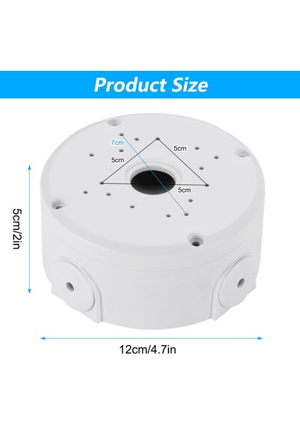 Güvenlik Kamerası Elektrik Montaj Buatı Bağlantı Kutusu 12CM Cambox fiyatları