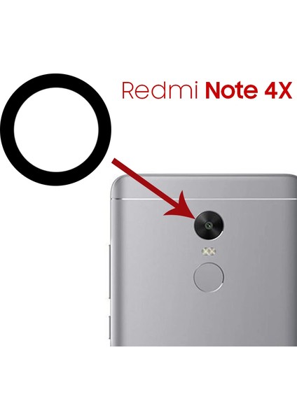 Xiaomi Redmi Note 4x Kamera Lens KAPAK-(1903) - KA7192-3977