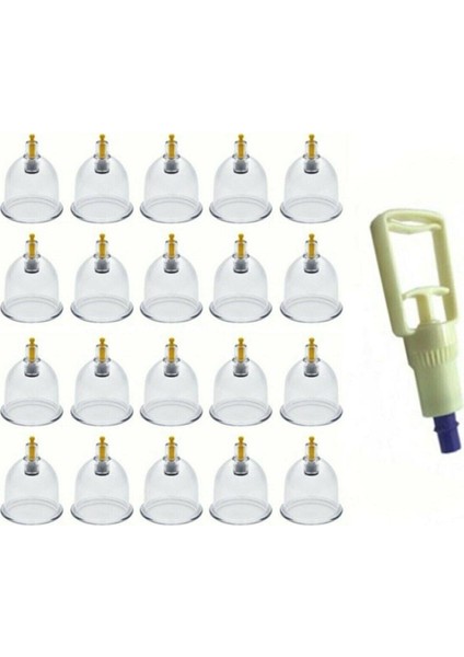 7cm 10'lu Kupa Vakumlu Çekme Masaj Aleti Seti ve Vakum Pompası fiyatları