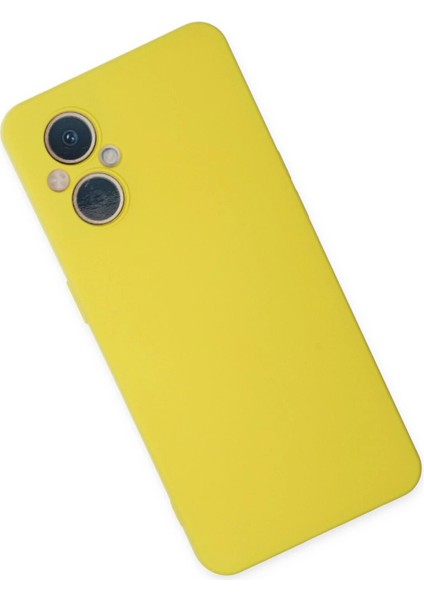 Oppo Reno 7 Lite Kılıf Nano Içi Kadife Silikon - Sarı - KA2889-8492 fiyatları