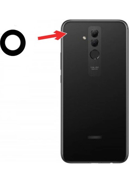 Huawei Mate 20 Lite Kamera LENS-(1903) - KA4562-9960 fiyatları