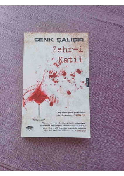 Cenk Çalışır'ın Zehr-I Katil Adlı Romanı, Suç ve Gizem Dolu, Insan Duyguları ve Karanlık Sırları Işleyen Bir Eserdir. ️‍♂️2 El Cok Temiz Kondisyonda 2010 Basimi 260 Sayfadir