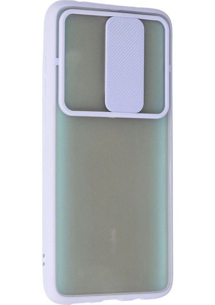 Xiaomi Redmi Note 8 Pro Kılıf Palm Buzlu Kamera Sürgülü Silikon - Lila - KA5152-9158