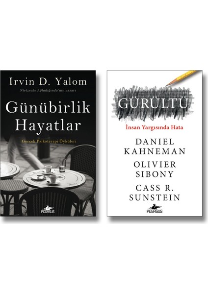 Günübirlik Hayatlar ve Gürültü 2 Kitap Set - Irvin D. Yalom, Daniel Kahneman