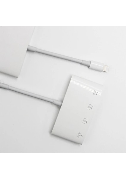 Ally NK-1040 4in1 Iphone Lightning To USB Kamera ADAPTÖRÜ-(1903) - KA9186-7474