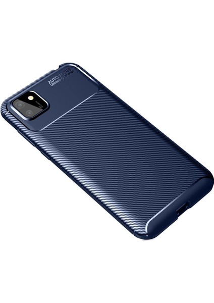 Huawei Y5P Kılıf Auto Focus Karbon Kapak - Lacivert - KA2445-6311 fiyatları