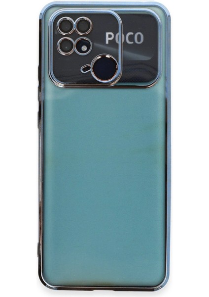 Xiaomi Redmi 10C Kılıf Lensli Silikon - Açık Mavi - KA5496-8564