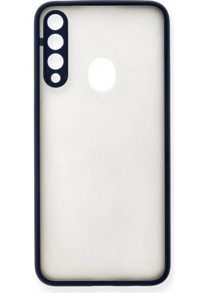 Huawei Y6P Kılıf Montreal Silikon Kapak - Lacivert - KA6767-8128