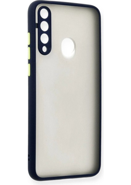 Huawei Y6P Kılıf Montreal Silikon Kapak - Lacivert - KA6767-8128