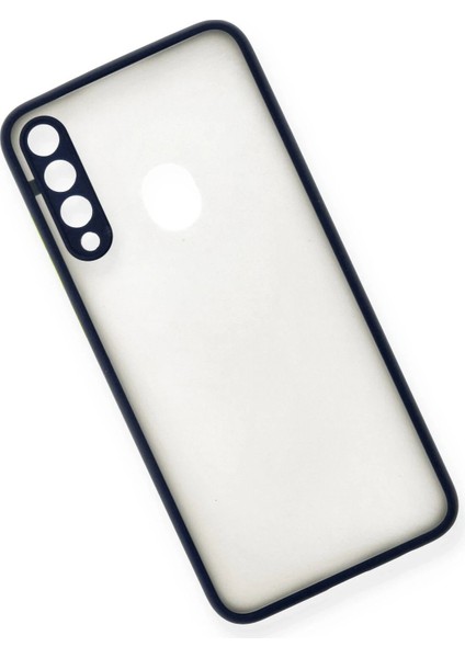 Huawei Y6P Kılıf Montreal Silikon Kapak - Lacivert - KA6767-8128