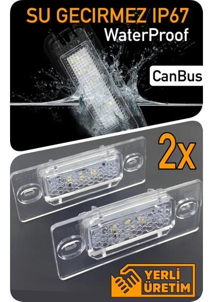 Skoda Fabia 1 2 1999-2014 Canbus LED Plaka Aydınlatma Ledi Lambası LED Edıtıon