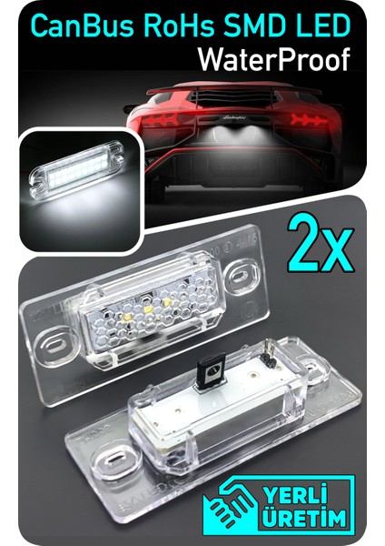 Skoda Fabia 1 2 1999-2014 Canbus LED Plaka Aydınlatma Ledi Lambası LED Edıtıon fiyatları