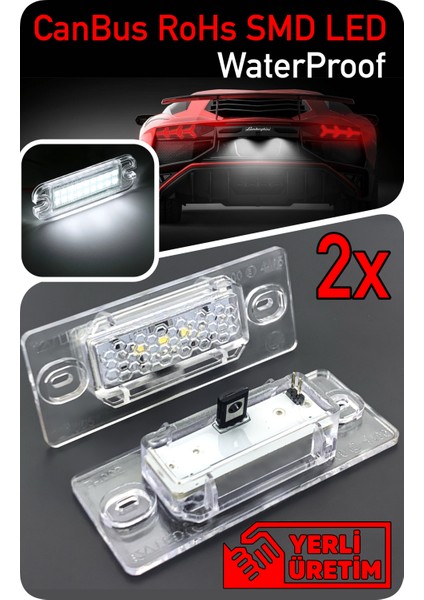 Volkswagen Vw Passat B5 Sadece Variant Kombi 1997-2005VCANBUS LED Plaka Aydınlatma Ledi Lambası LED Edıtıon