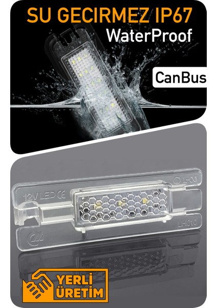 Volkswagen Vw Eos 1f 2006-2015 Canbus LED Bagaj Aydınlatma Ledi Lambası LED Edıtıon