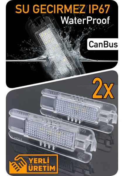 Volkswagen Vw Phaeton 3D Canbus LED Plaka Aydınlatma Ledi Lambası LED Editıon