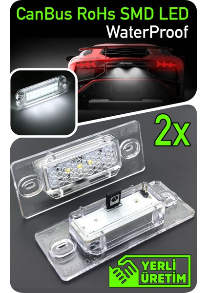 Volkswagen VW Bora 1998-2005 Canbus LED Plaka Aydınlatma Ledi Lambası fiyatları