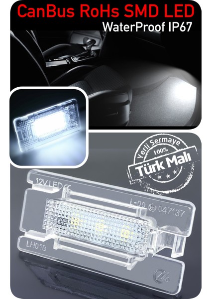 Bmw 1 Serisi E81 E82 E87 E88 2003-2013 Canbus LED Araç Içi Ayak Altı Bölmesi Aydınlatma Ledi Lambası LED Edıtıon