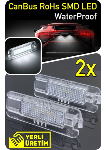 Volkswagen Vw Bora 4 1j2 1998-2005 Canbus LED Plaka Aydınlatma Ledi Lambası LED Editıon