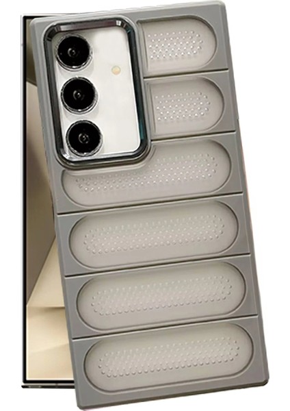Samsung Galaxy S24 Kılıf Airmax Silikon Kapak - Titan Gri - KA2734-4971