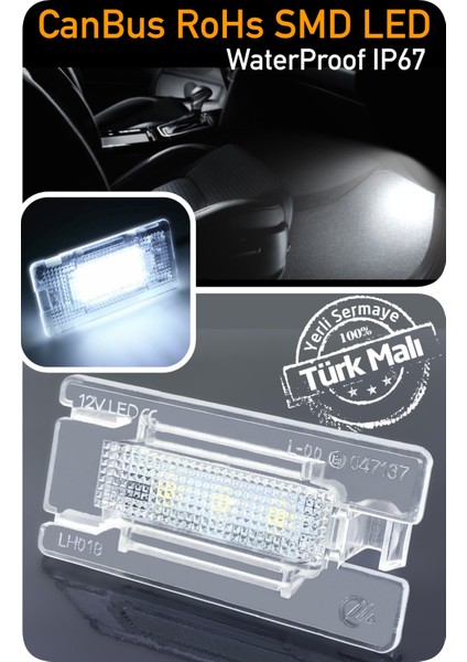 Bmw 1 Serisi F20 F21 2011-2019 Canbus LED Araç Içi Ayak Altı Bölmesi Aydınlatma Ledi Lambası LED Edıtıon