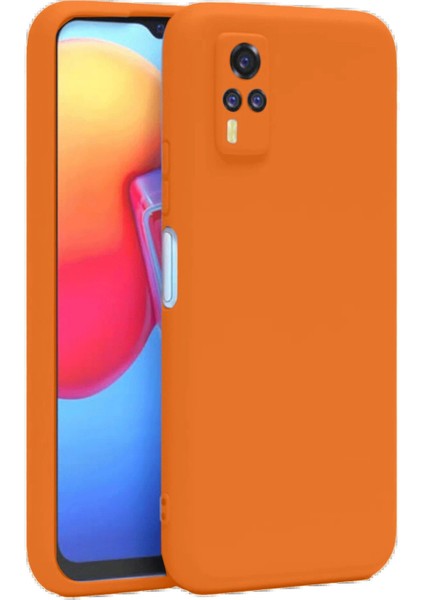 Vivo Y53S Kılıf Nano Içi Kadife Silikon - Turuncu - KA5109-3170 modelleri