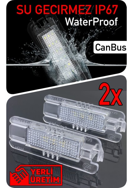 Volkswagen Vw Golf 4 5 6 7 1997-2020 Canbus LED Plaka Aydınlatma Ledi Lambası LED Editıon fiyatları