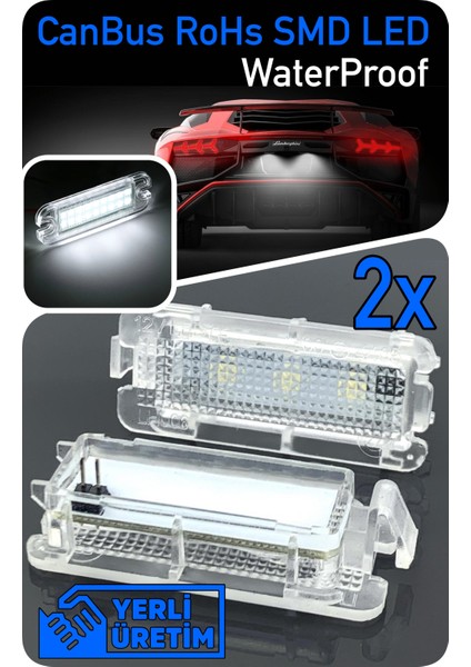 Jaguar Xf Xj 2008-2019 Limousine Sedan Canbus LED Plaka Aydınlatma Ledi Lambası LED Edıtıon