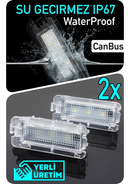 Jaguar Xf Xj 2008-2019 Limousine Sedan Canbus LED Plaka Aydınlatma Ledi Lambası LED Edıtıon