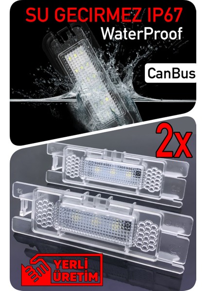 Opel insignia 2008-2017 Canbus LED Plaka Aydınlatma Ledi Lambası fiyatları