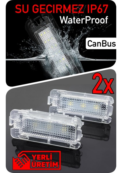 Ford Focus 2 MK2 2004-2020 Canbus LED Plaka Aydınlatma Ledi Lambası