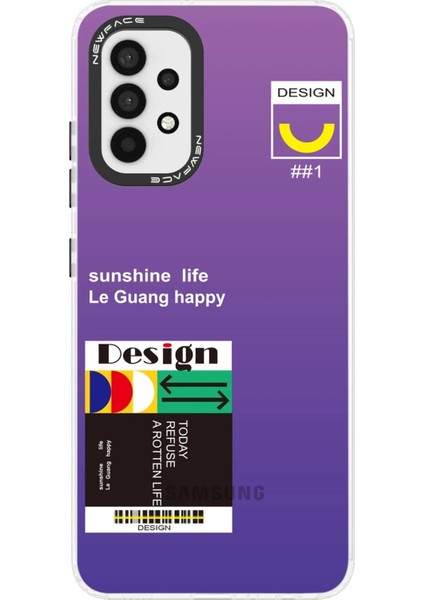 Samsung Galaxy A33 5g Kılıf Estoril Desenli Kapak - Estoril - 4 - KA3204-9020