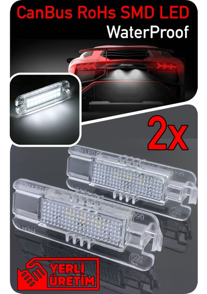 Volkswagen Vw Passat B6 B7 B8 3c cc Limousine Sedan Canbus LED Plaka Aydınlatma Ledi Lambası LED Editıon