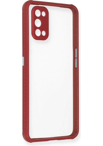 Realme 7 Pro Kılıf Miami Şeffaf Silikon - Fuşya - KA2434-3044
