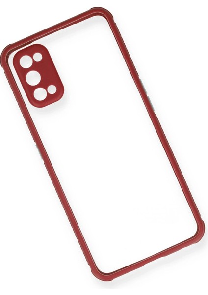 Realme 7 Pro Kılıf Miami Şeffaf Silikon - Fuşya - KA2434-3044