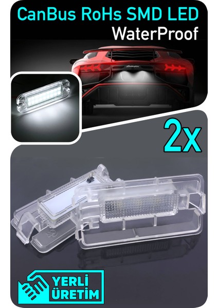 Seat Cordoba 6K 6L 1993-2009 Limousine Sedan Canbus LED Plaka Aydınlatma Ledi Lambası LED Edıtıon