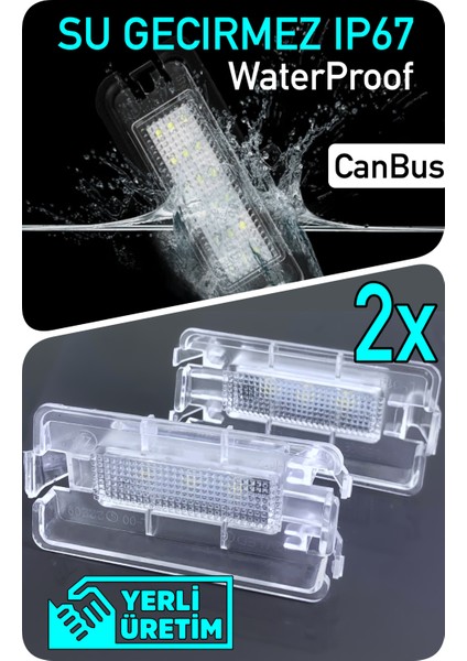 Seat Cordoba 6K 6L 1993-2009 Limousine Sedan Canbus LED Plaka Aydınlatma Ledi Lambası LED Edıtıon fiyatları