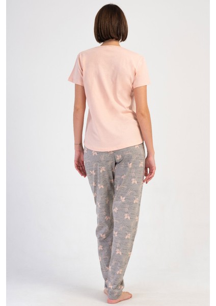 Pamuklu Kadın Kısa Kol Pijama Takım , 408380 fırsatları