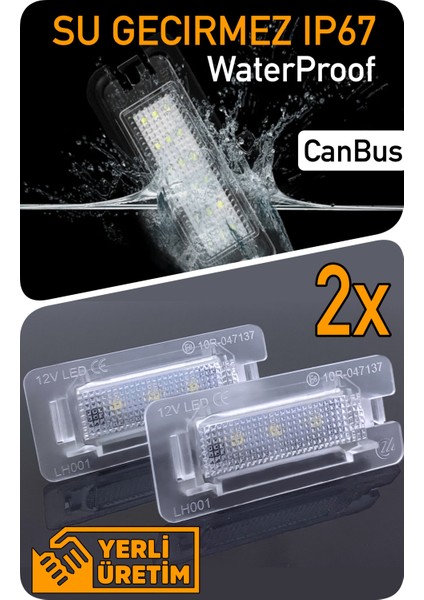 Bmw X3 F25 G01 F97 Canbus LED Plaka Aydınlatma Ledi Lambası LED Edıtıon
