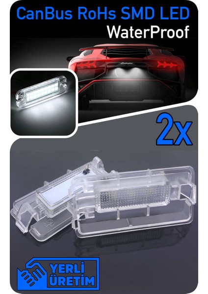 Seat Leon 1 2 1p 1m 1999-2012 Canbus LED Plaka Aydınlatma Ledi Lambası LED Edıtıon